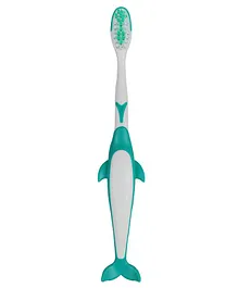 PASSION PETALS Dolphin Shape Toothbrush - Green