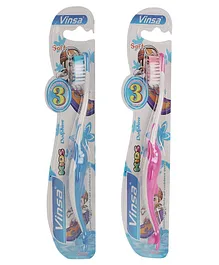 PASSION PETALS Dolphin Shape Toothbrush Pack of 2 (Colour May Vary)