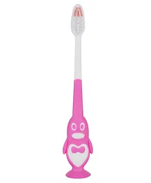 PASSION PETALS Penguin Shape Toothbrush - Pink