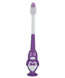 PASSION PETALS Penguin Shape Toothbrush - Purple