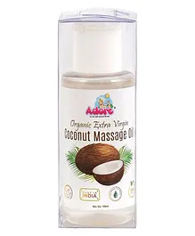 Adore Organic Extra Virgin Coconut Massage Oil - 100 ml