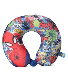 Marvel Spiderman U Shaped Neck Pillow - Multicolor
