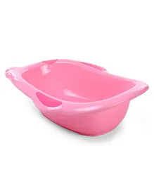 Baby Bath Tub By & Girl Print - Pink