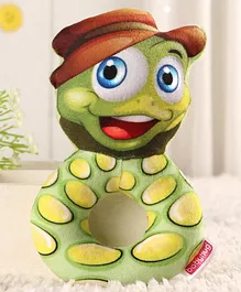 Babyhug Snake Face Rattle With Sound - Green