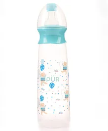 Pur Classic Bottle With Vari Flow Silicone Nipple Blue - 300 ml