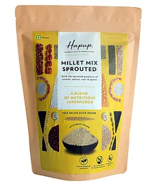 Hapup Millet Mix Sprouted Multigrain Based Porridge Cereal - 250 gm