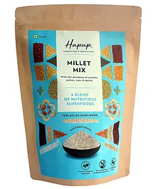 Hapup Millet Mix Minerals & Vitamins Fiber Food Product - 500 gm
