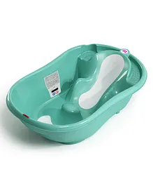Ok Baby Onda Evolution Baby Bath Tub With Inbuilt Bather - Turquoise