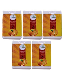 Organic Magic Pocket Hand Sanitizer Orange Pack of 5 - 18 ml Each