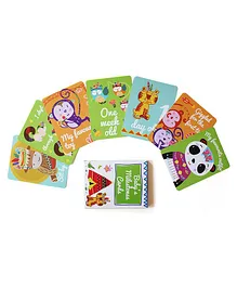 Shumee Baby's Precious Milestones Cards Green - Pack of 30 