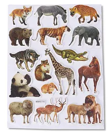 Sticker Bazaar Foam A4 Animal Sparkle Stickers - Multicolour