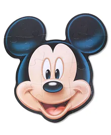 Frank Disney Mickey Shaped Floor Jigsaw Puzzle Multicolour - 15 Pieces 