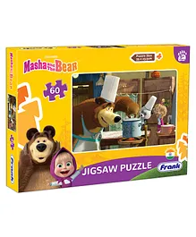 Frank Masha And The Bear Jigsaw Puzzle Multicolour - 60 Pieces