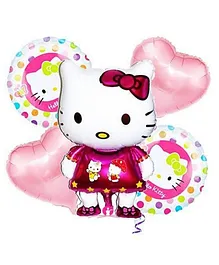 Shopperskart Hello Kitty Foil Balloons Multicolour - Pack of 5
