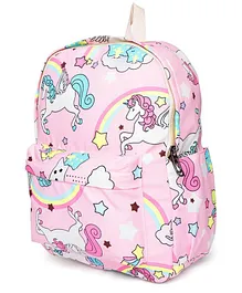 Kids On Board Unicorn & Rainbow Print Bag - Pink