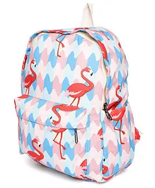 Kids On Board Flamingo Print Bag - Multi Color