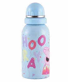Youp Stainless Steel Water Bottle Peppa Pig Print Blue - 500 ml