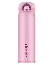 Youp Thermosteel Insulated Water Bottle Pink - 500 ml