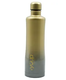 Youp Thermosteel Insulated Water Bottle Golden - 750 ml