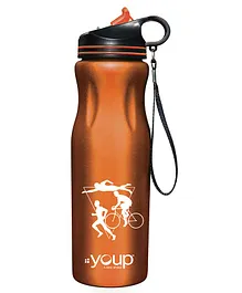 Youp Thermosteel Sports Sipper Bottle Orange - 850 ml