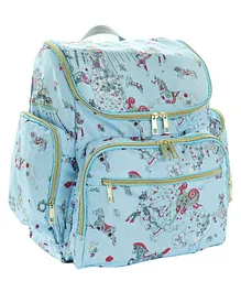 Syga Backpack Style Diaper Bag - Blue