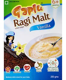 Gaplu Ragi Malt Vanilla Flavour - 250 gm