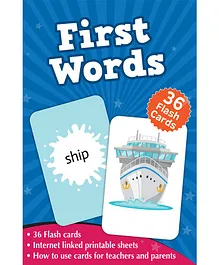  First Words Flash Cards Box - Pack of 36