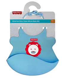 Fisher Price UltraCare Baby Bib with Pocket - Blue 