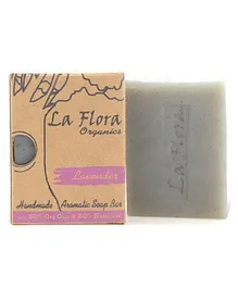 La Flora Organics Lavender Aromatic Handmade Soap Bar - 100 gms 