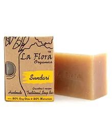 La Flora Organics Traditional Beauty Scrub Soap Bar - 100 gms