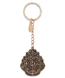 EFG Harry Potter Hogwarts Crest Keychain - Golden