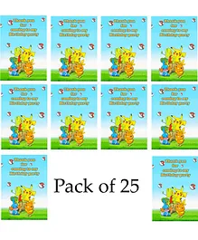 Funcart Pokemon Birthday Party Thank You Cards Green - Pack of 25