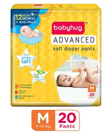 Babyhug Advanced Pant Style Diapers Medium - 20 Pieces