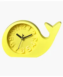 EZ Life Whale Shape Desk Alarm Clock - Yellow