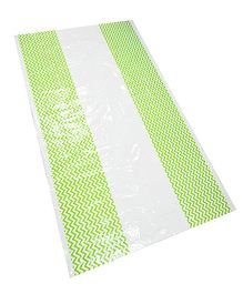 EZ Life Zig Zag Disposable Table Cover - Green