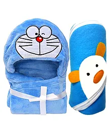 Brandonn Hooded Wrappers Pack of 2 - Blue