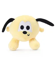Disney Pluto Beanie Plush Soft Toy Light Yellow - 8 cm