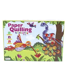Petals Paper Quilling Birds Making Set - Multicolor
