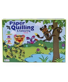 Petals Paper Quilling Animals Kit - Multicolor