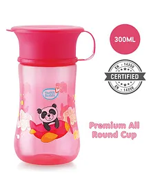 Buddsbuddy Premium All Round Cup with Single Handle Pink - 300 ml