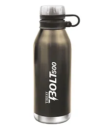 TREO By Milton Bolt Vaccum Insulated Hot & Cold Bottle Metallic Black - 500 ml