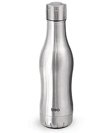 Treo by Milton Campa 500 Vaccum Insulated Hot & Cold Stainless Steel Water Bottle Silver - 455 ml