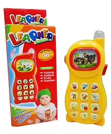 FunBlast Mobile Phone Toy - Yellow & Red 