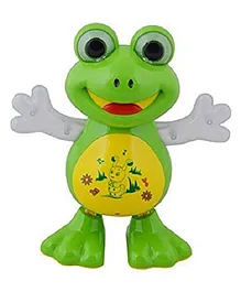 FunBlast Dancing Frog Toy Green - Height 17 cm
