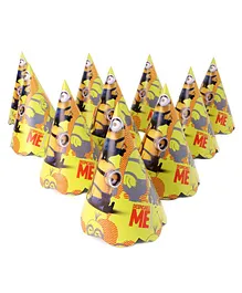Karmallys Paper Caps With Minions Print Pack of  10 - Blue