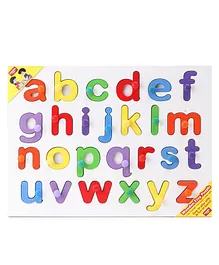Anindita Wooden Small Alphabets Puzzle -  Multicolor