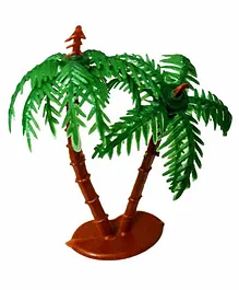 ProjectsforSchool Miniature Plastic Tree Pack of 6 - Green