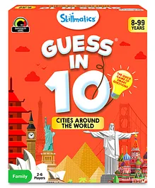Skillmatics Card Game - Guess in 10 Cities Around The World Gifts for 8 Year Olds and Up Quick Game of Smart Questions Fun Family Game