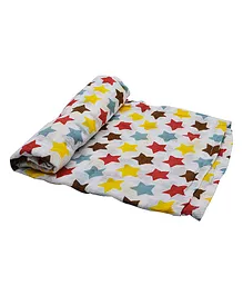 Syga Organic Cotton Baby Muslin Swaddle Wrap Star - Multicolor