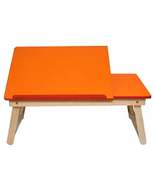 Sattva Portable Folding Double Study Table - Orange